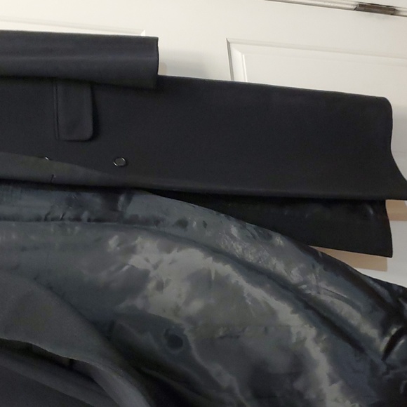 Mens Wool Coat,Black by BOSTON'S TRADERS - Picture 12 of 14